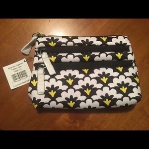 SOLD Vera Bradley NWT organizer- Fanfare Fans. Retired